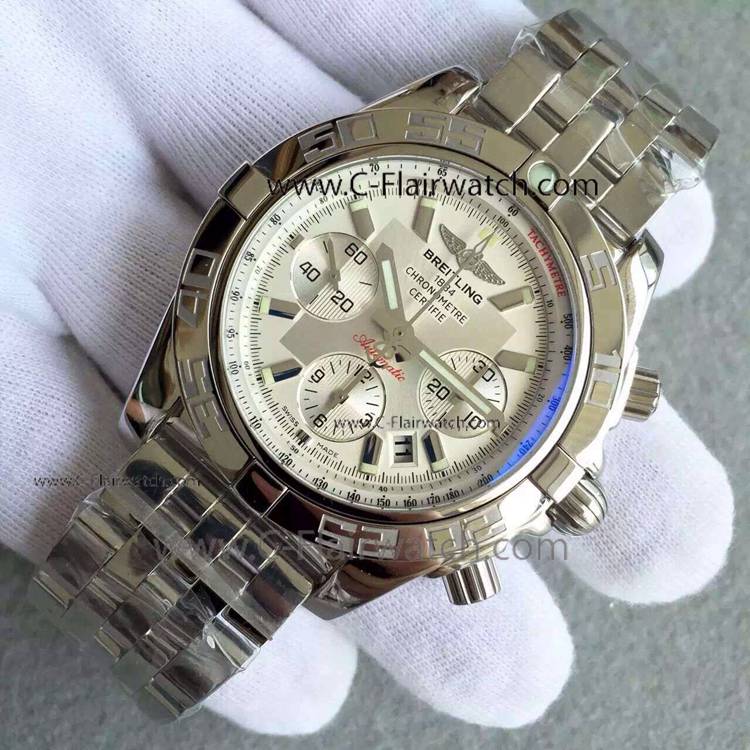 Breitling Chronomat White Face Replica Watch - Breitling B01